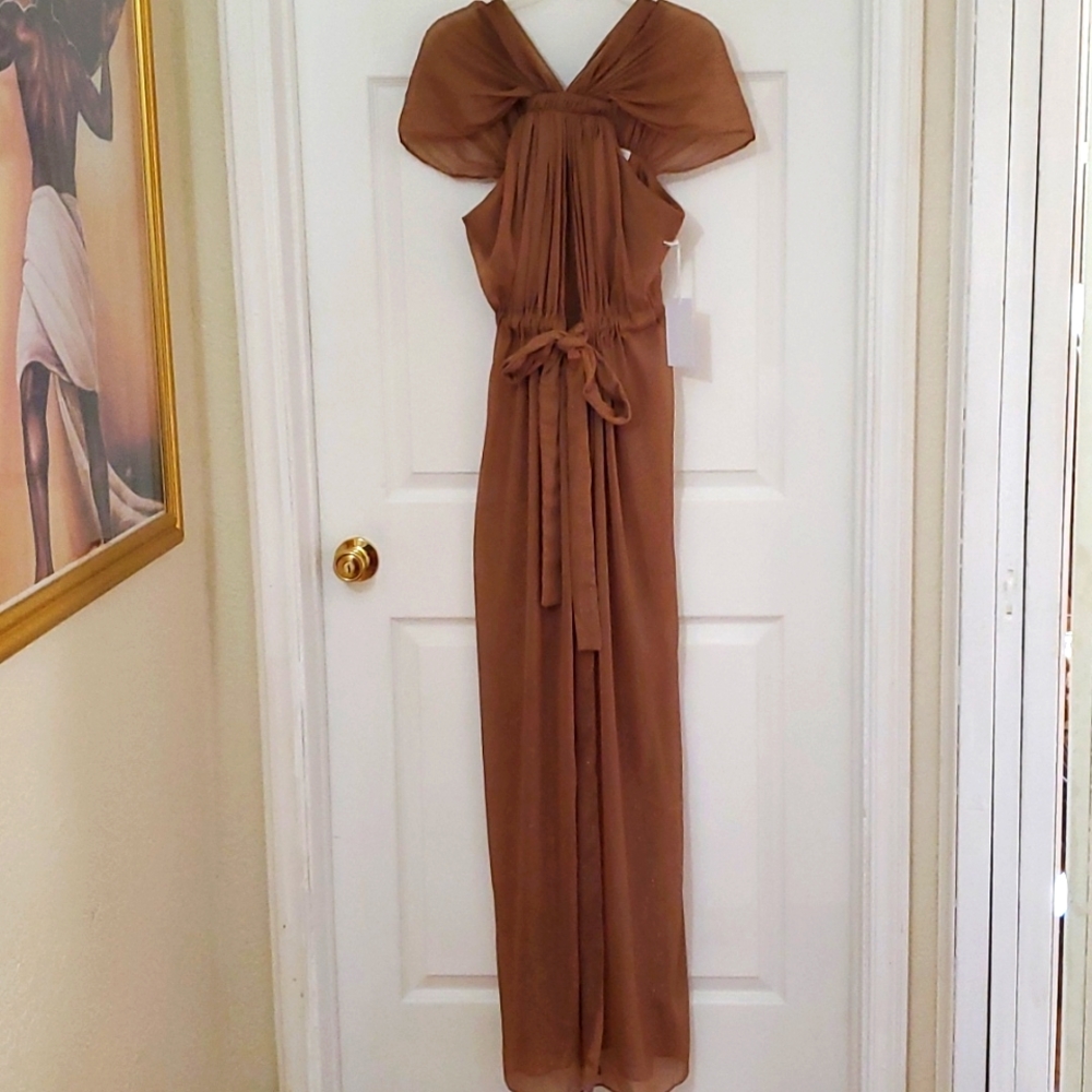 Long Flaring Jumpsuit by Rose Velvet, Size S
